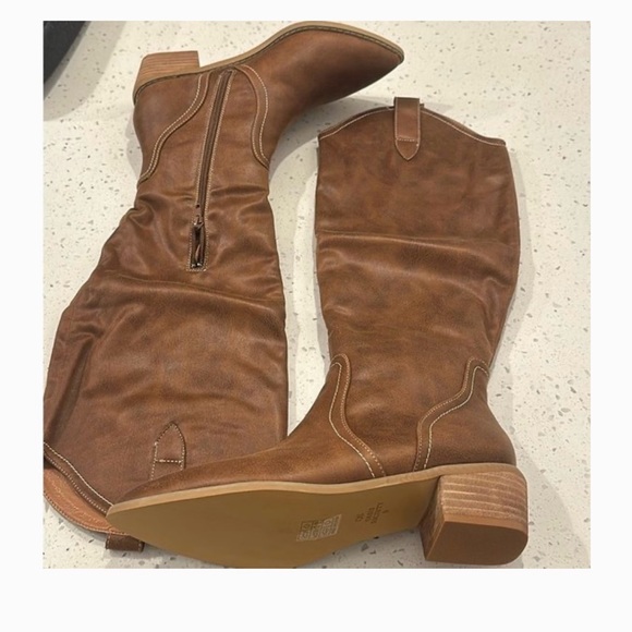 New Charlee Brown Knee High Boots - Picture 7 of 7